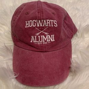 Harry Potter Hogwarts Alumni Burgandy Cap